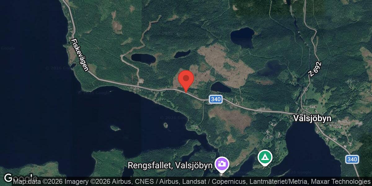 Singelolycka på väg 340 vid Rengshovden påverkar trafiken