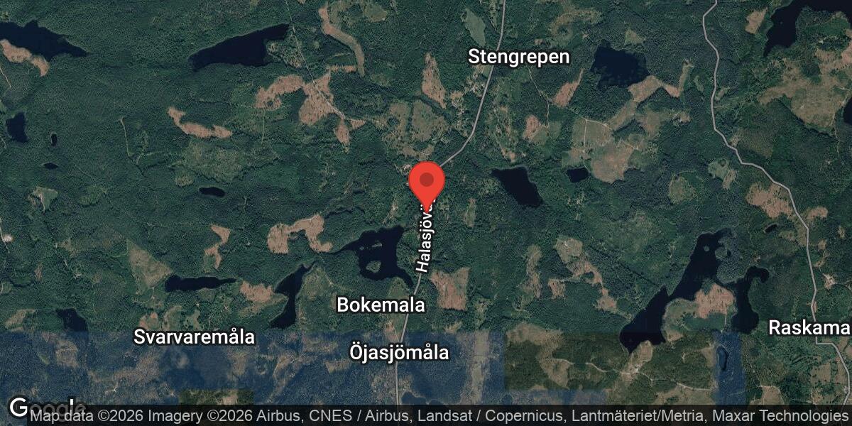 Nedfallet träd blockerade väg 631 mellan Halahult södra och Ryhålan/Bökemåla