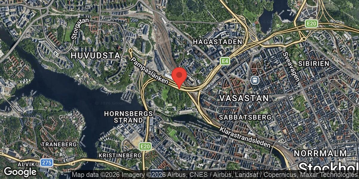 Fordonshaveri vid Avfart Karlberg på E4/E20 i riktning mot Ropsten