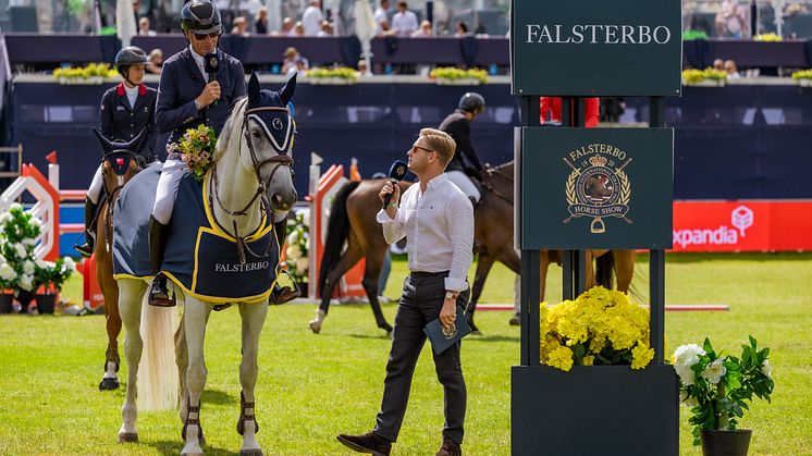 Marcus Westergren blixtsnabb vinnare i Stiftelsen Falsterbo Horse Show Prize