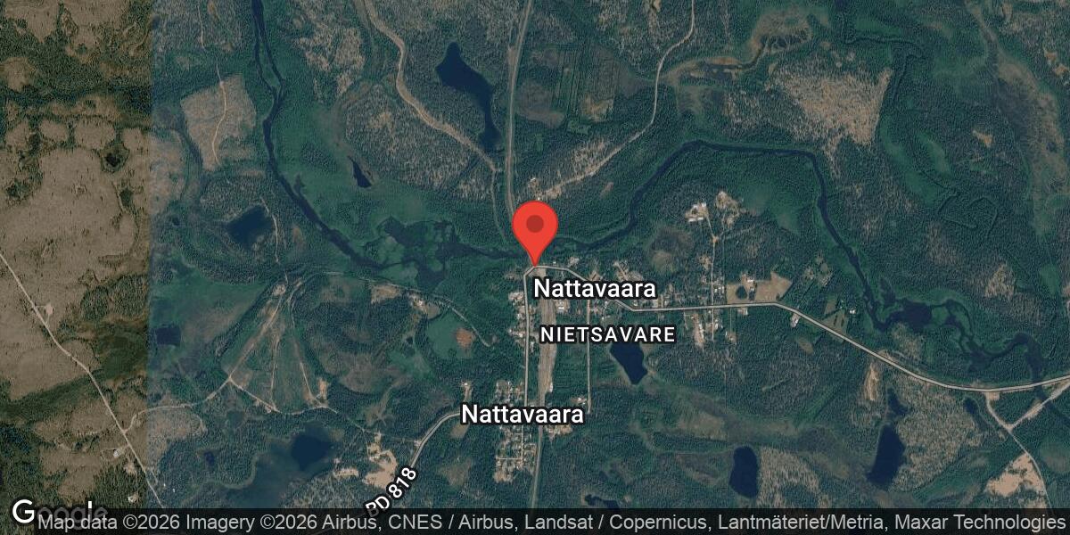 Vägarbete stänger Väg 818 vid järnvägsövergången mellan Harrejaur och Nattavaaraby