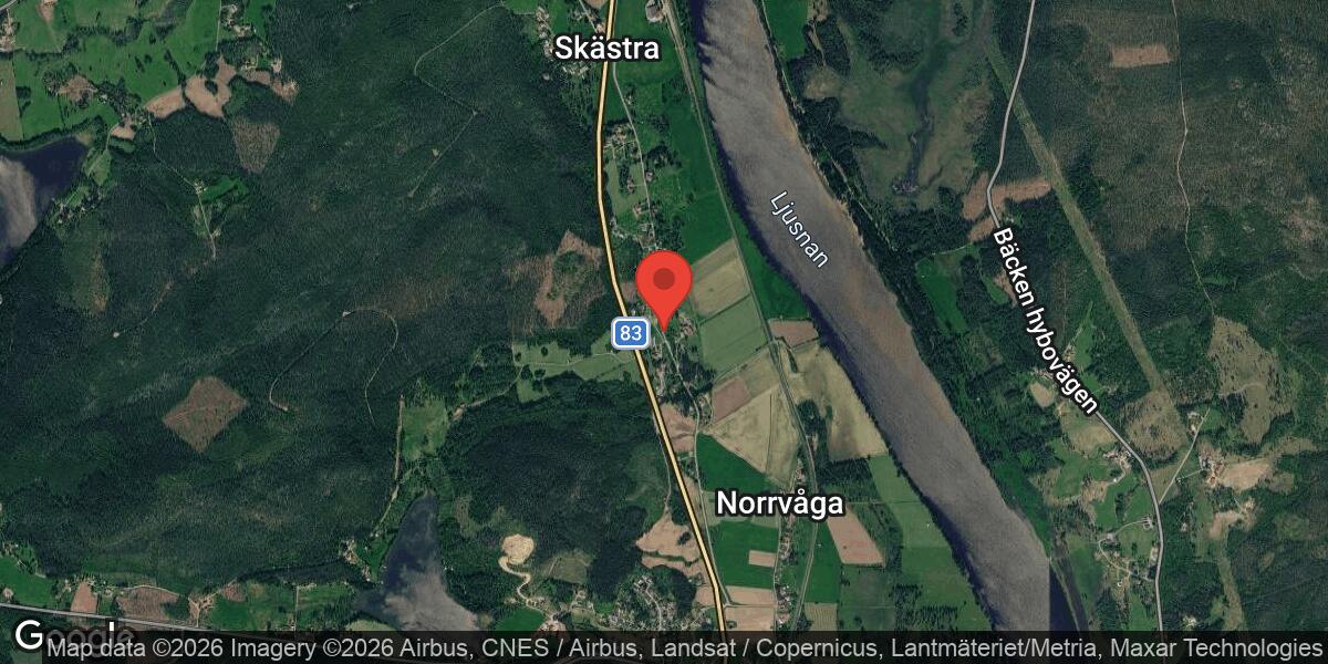 Vägarbete med trumbyte på väg 725 mellan Sörvåga och Skästra