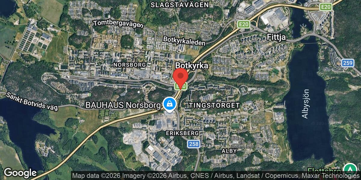 Vägsopning på E4 vid Trafikplats Fittja avslutad