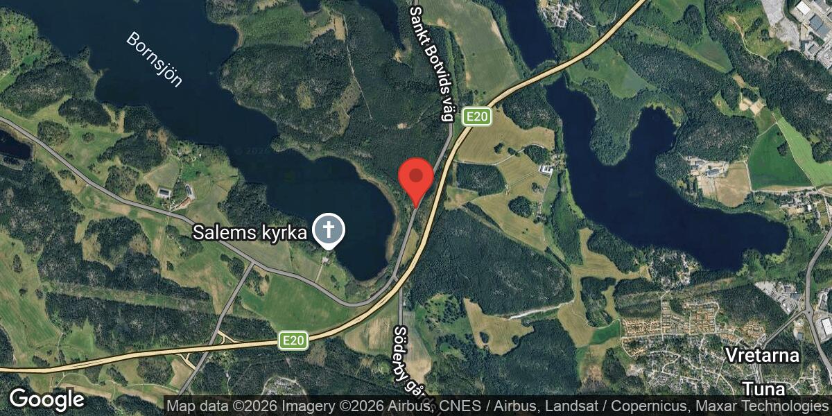 Vägarbete med stor påverkan på väg 584 mellan Salems Kyrka och Draget