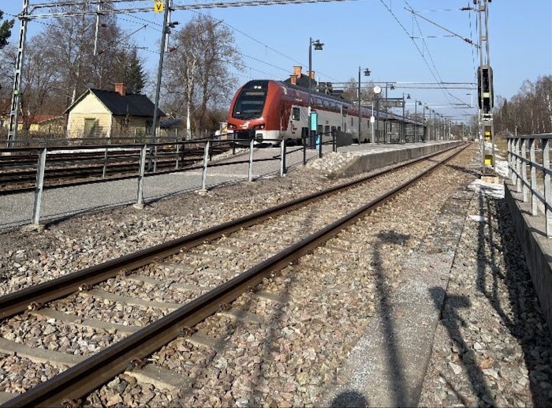 Elfel stoppar tågtrafiken mellan Surahammar och Virsbo