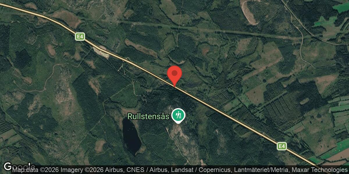 Singelolycka stoppar norrgående trafik på E4 mellan Ökvattnet och Midlandet