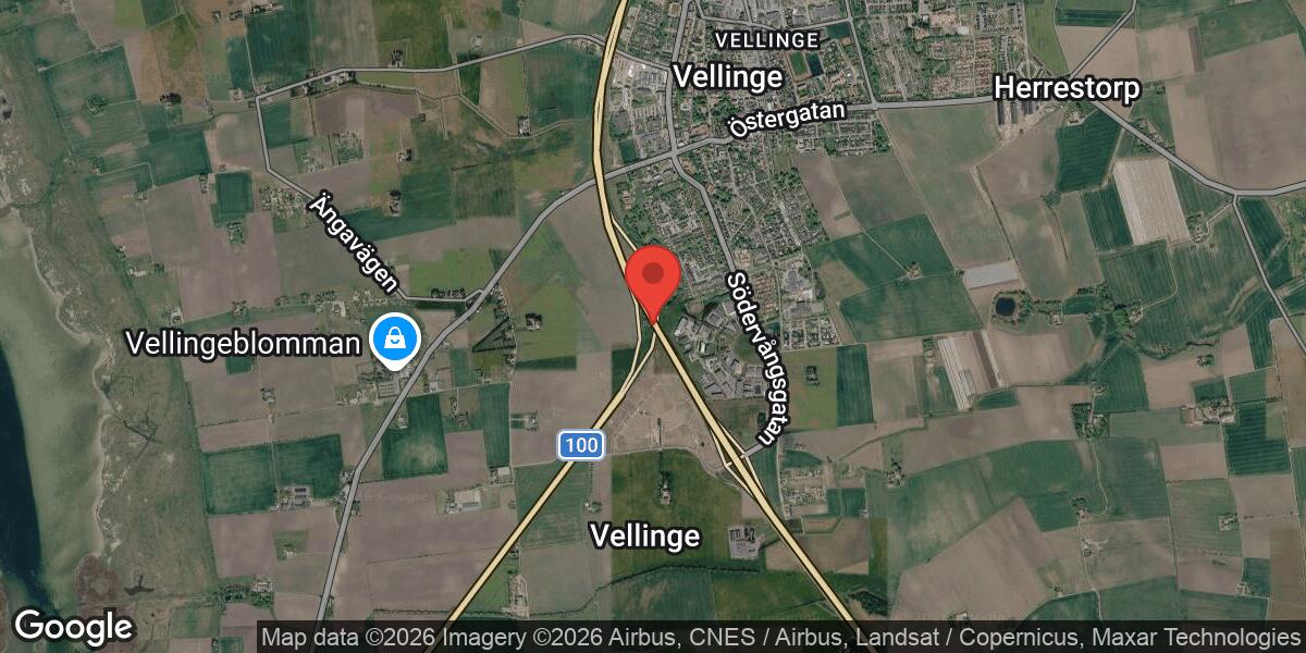 Vägarbete på E6 mellan Vellinge norra och Vellinge södra påverkar trafiken