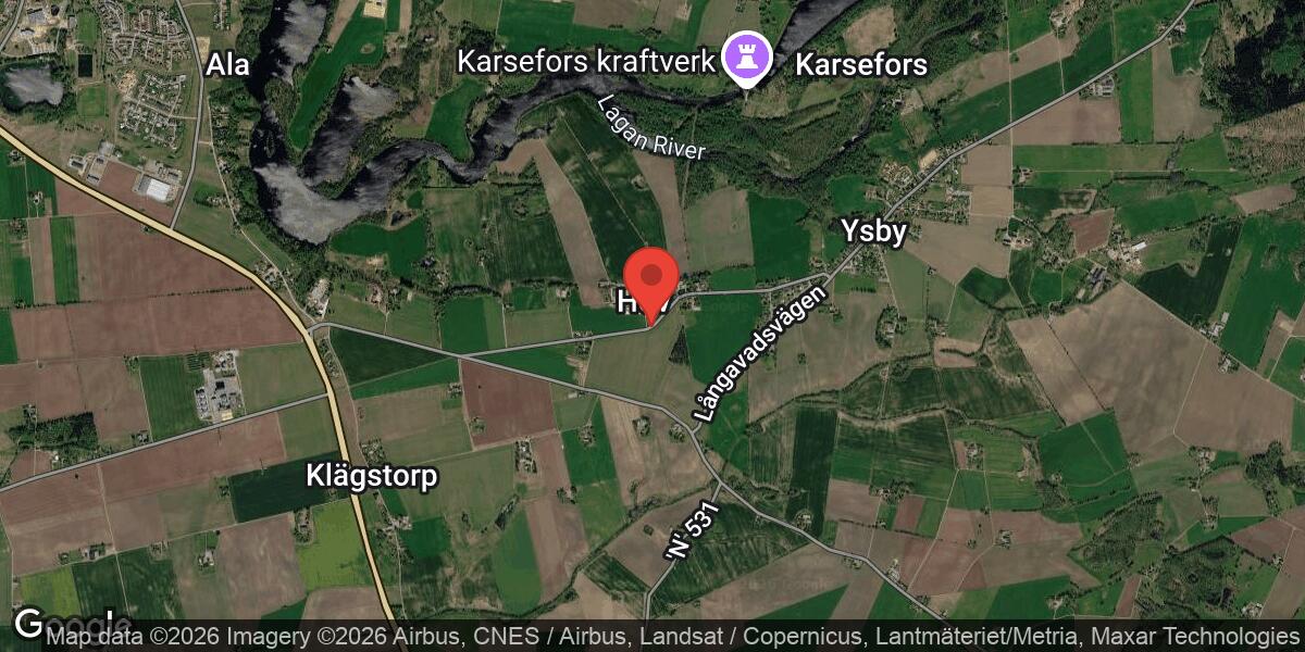 Trafikolycka med flera fordon på väg 529 mellan Hov och Ysby