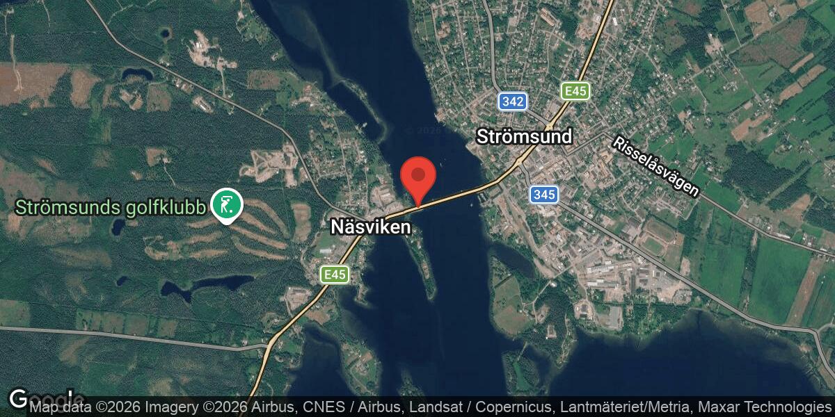 Vägarbete på E45 mellan Näsviken och Strömsund med begränsad framkomlighet