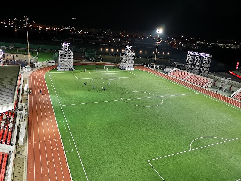 Mjällbys fans samlade i Gibraltar – cirka 350 följde med till returmötet