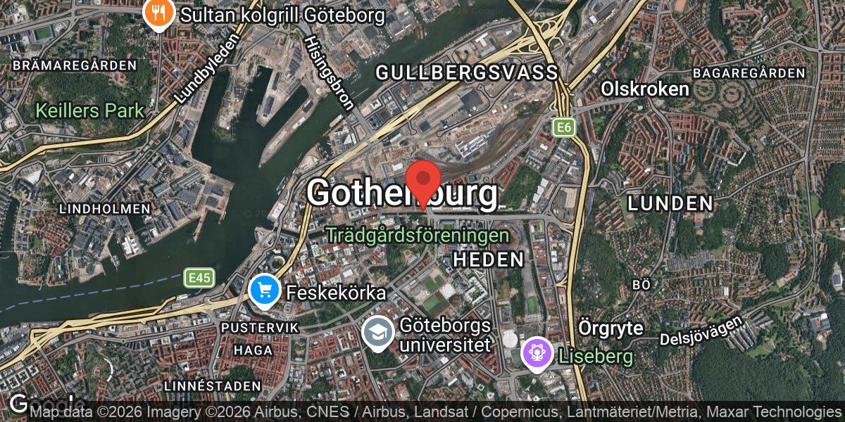 Stora trafikstörningar vid Stampgatan i Göteborg på grund av vägarbete