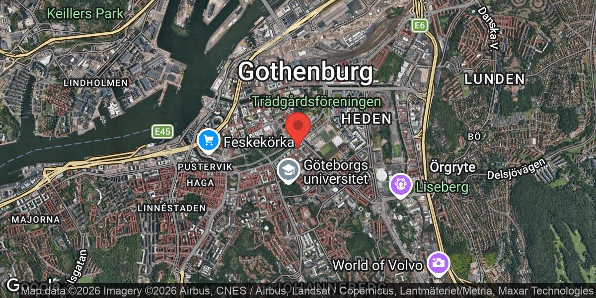 Vägarbete med schakt på Storgatan i Göteborg påverkar trafiken