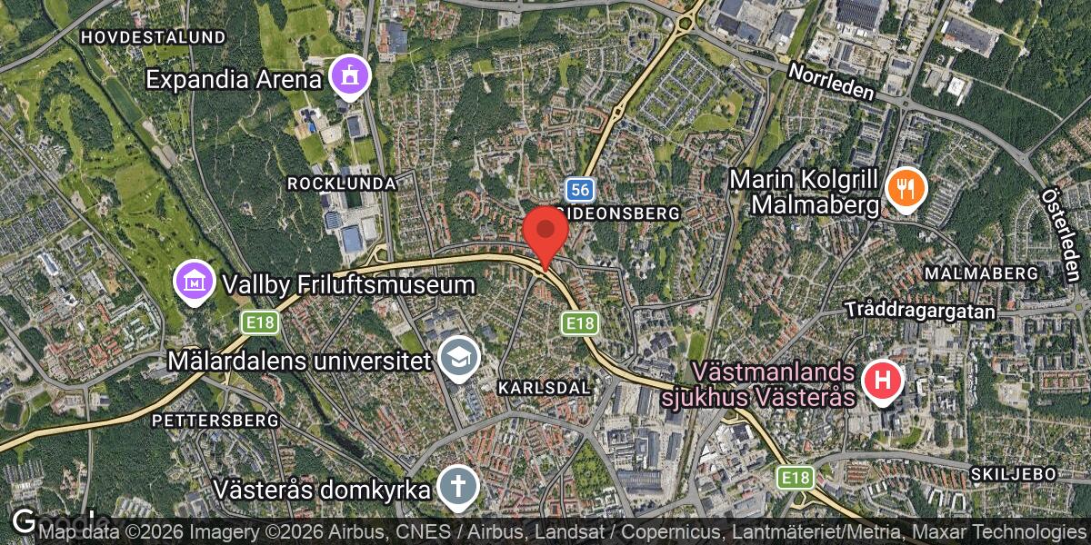 Underhållsarbete vid Skallbergsmotet påverkar trafiken på E18