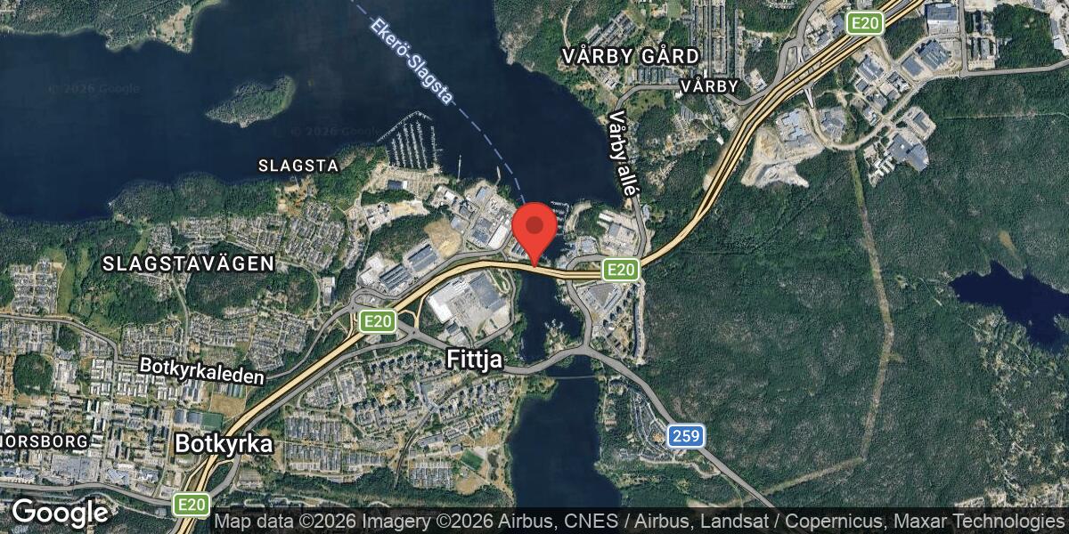 Stort vägarbete på E4 vid Trafikplats Fittja påverkar trafiken