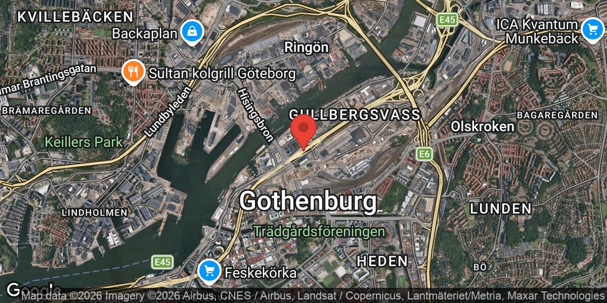 Vägarbete i Gullbergstunneln och Götatunneln påverkar trafiken mot Järntorget