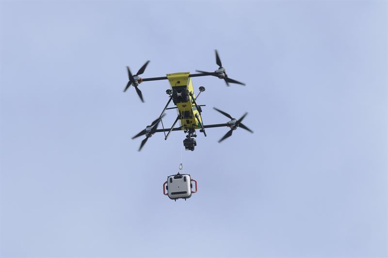 Drönare levererade hjärtstartare vid hjärtstopp i Borås – före ambulansen