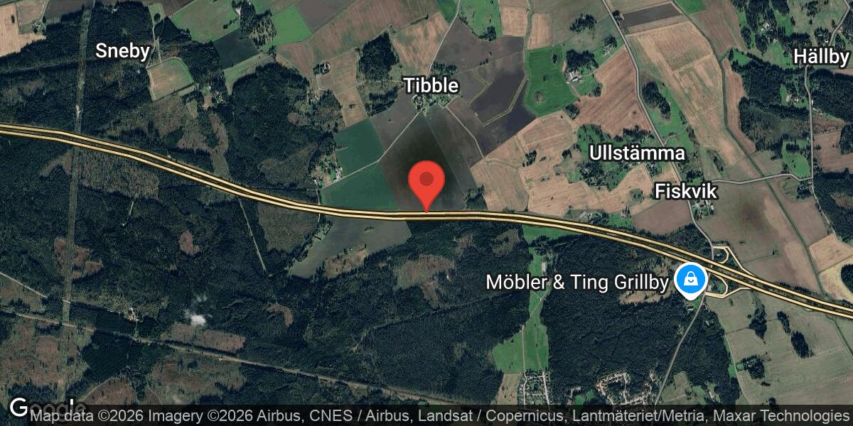 Beläggningsarbete på Väg 55 mellan Litslena och Trafikplats Annelund
