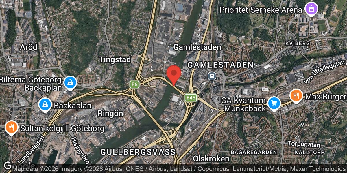 Marieholmstunneln avstängd i riktning mot Hisingen på grund av vägarbete