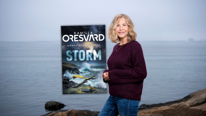 Kamilla Oresvärd startar ny deckarserie på västkusten – ”Storm” utspelar sig på Gullholmen