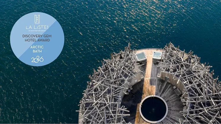 Arctic Bath får plats på LA LISTE 2026 och prisas som ”Discovery Gem”