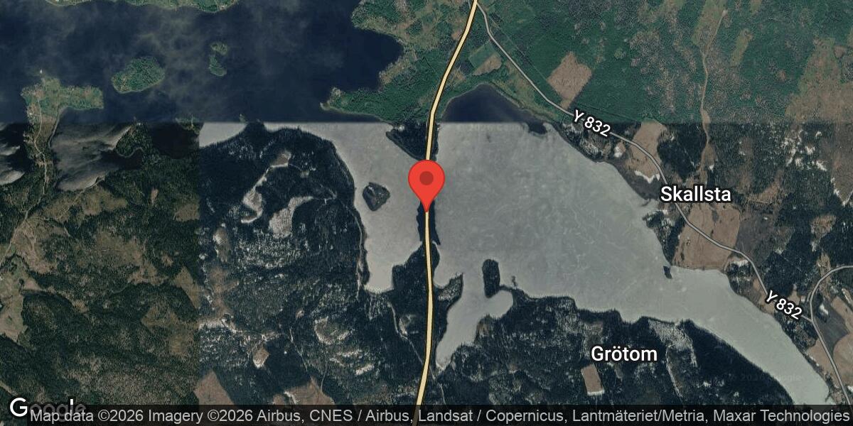 Singelolycka på E4 mellan Träsk och Trafikplats Gräta påverkar trafiken