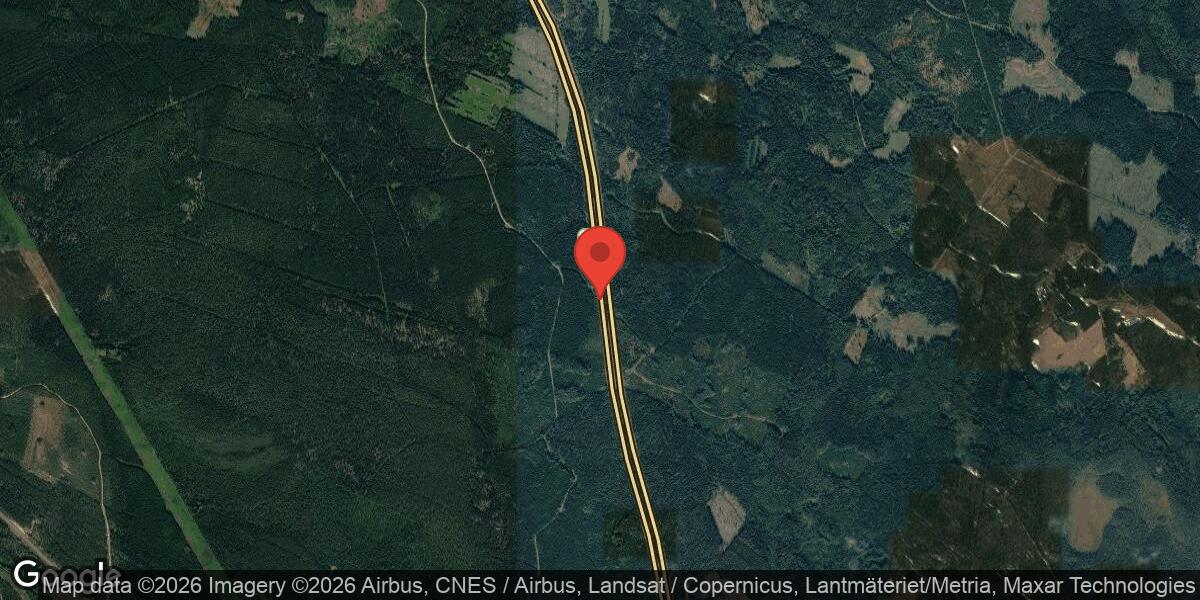 Fordonshaveri på E4 mellan Mehedeby och Tierp påverkar trafiken