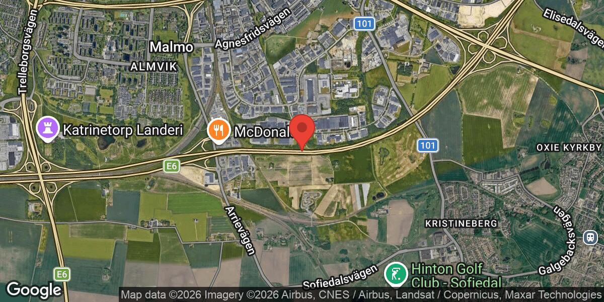 Möbel på vägbanan orsakade stor påverkan på E6 mellan Fredriksberg och Lockarp