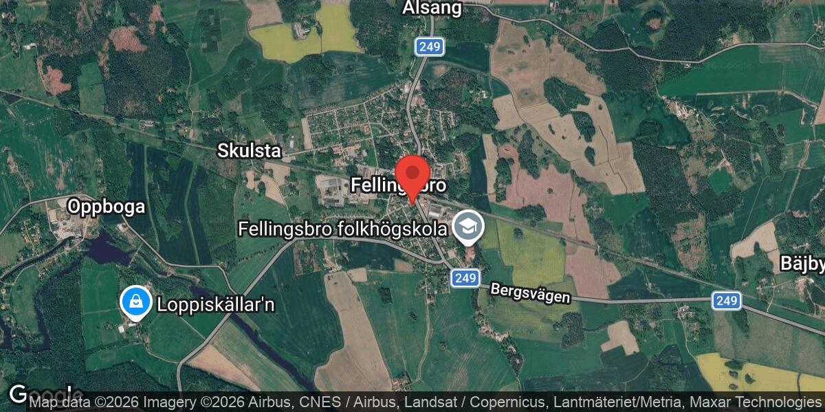 Beläggningsarbete på väg 249 vid Fellingsbro påverkar trafiken