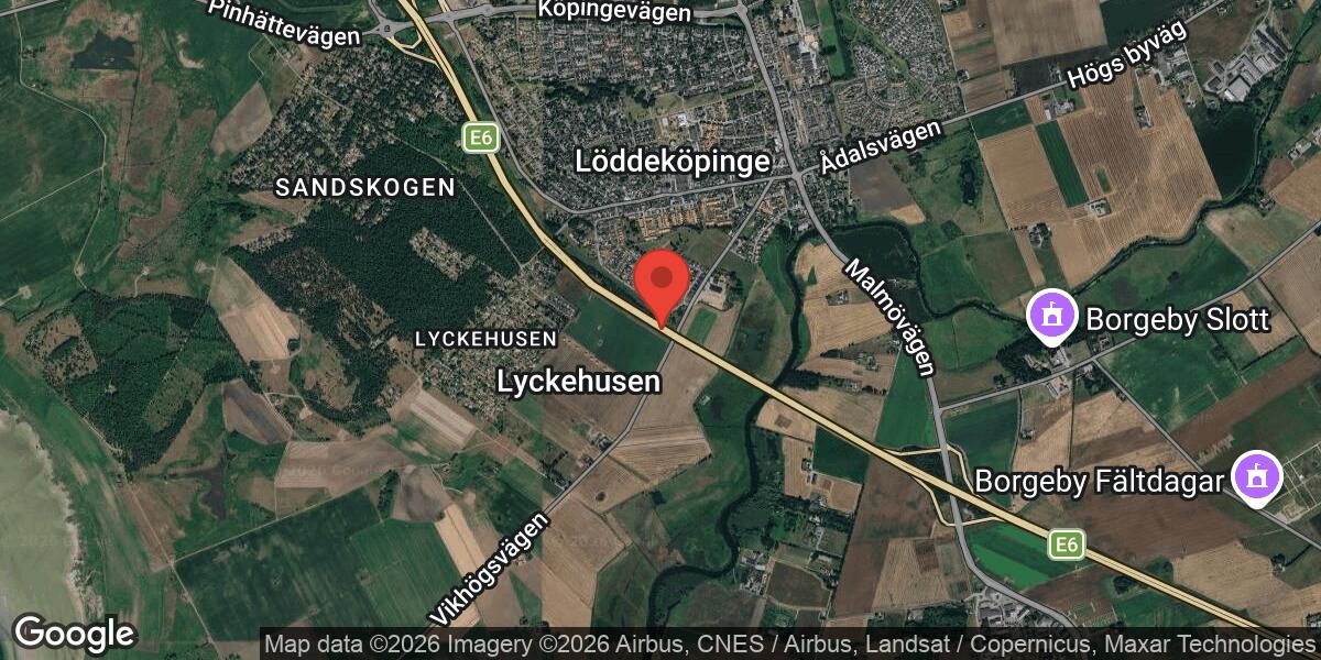 Bärgning av motorcykel på E6 mellan Löddeköpinge och Borgeby