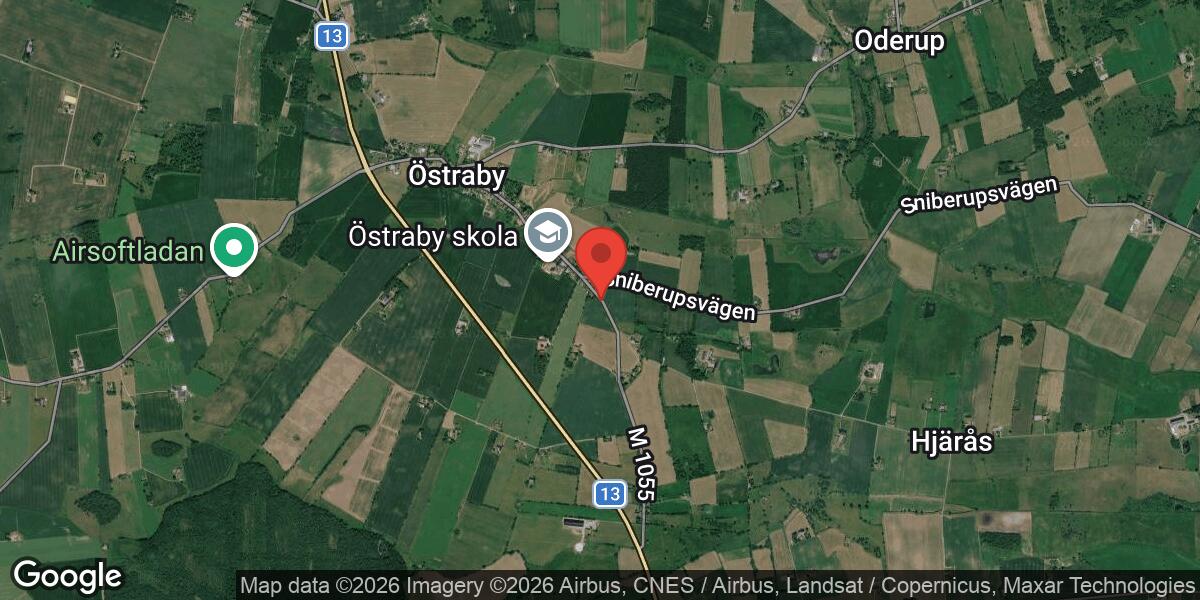 Omfattande brand påverkar väg 1055 mellan Rönås och Östraby