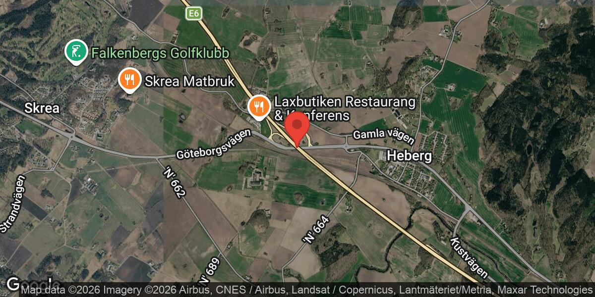 Vägarbete med stor påverkan på E6 mellan Falkenberg S och Slöinge