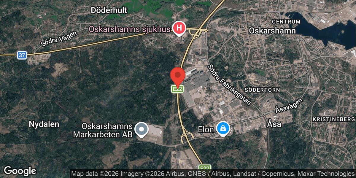Vägarbete på E22 vid Oskarshamn avslutat