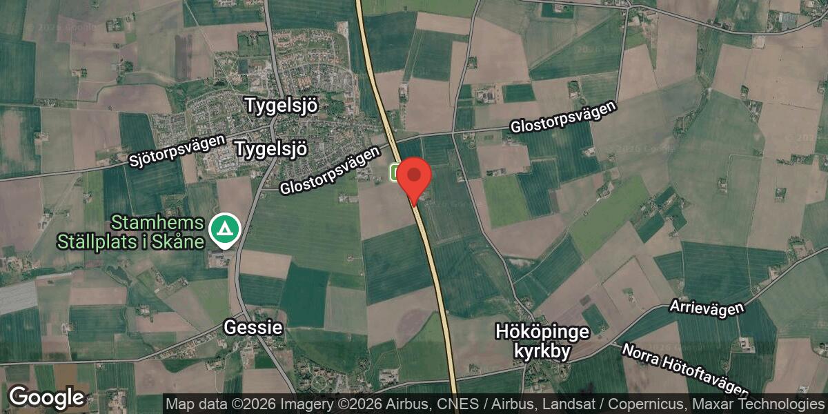 Vägarbete på E6 mellan V Klagstorp och Vellinge N påverkar trafiken