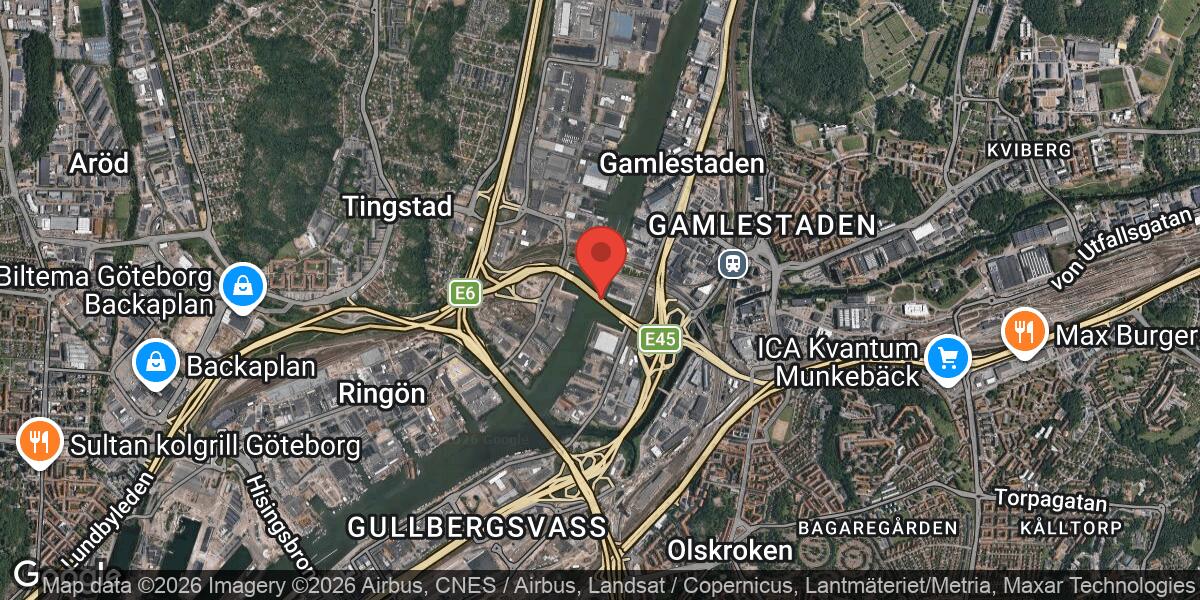 Marieholmstunneln avstängd mot Hisingen på grund av vägarbete