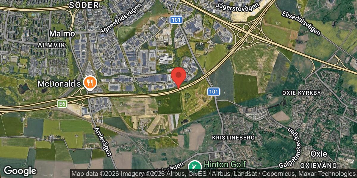 Trafikolycka med flera fordon på E6 mellan Fredriksberg och Lockarp