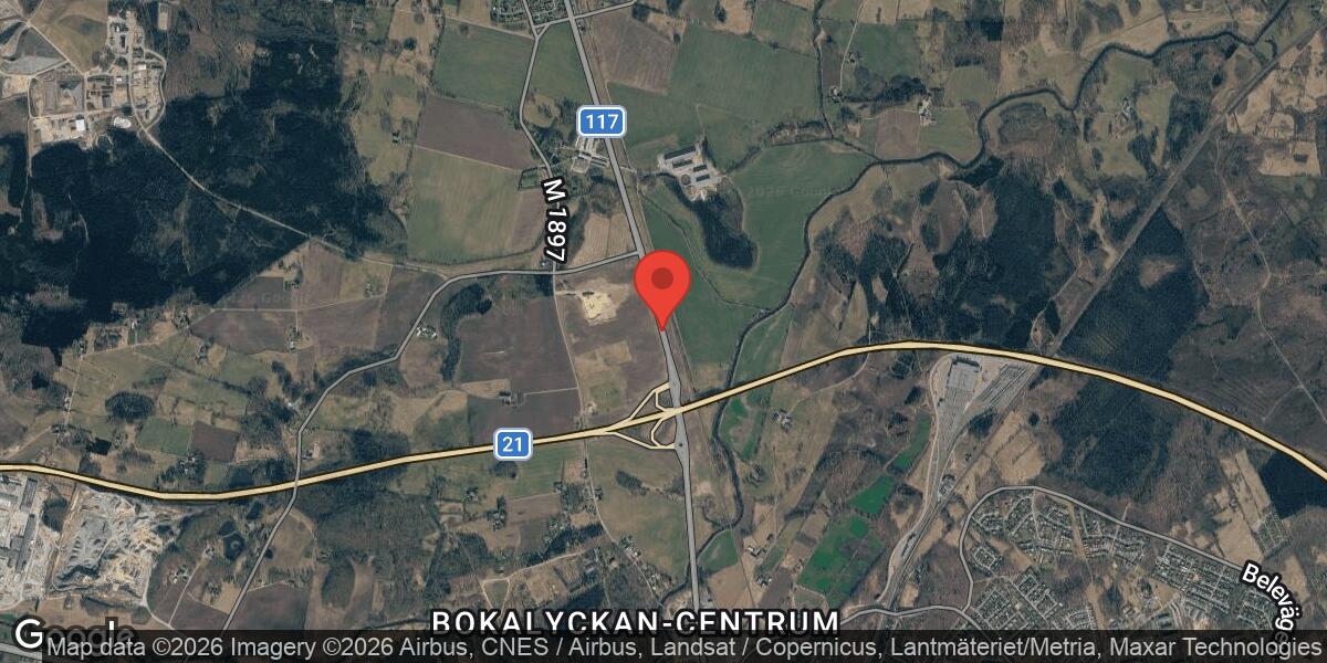 Brand i lastbil på väg 117 norr om Hässleholm