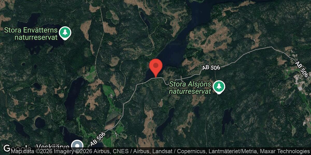 Vägarbete med nedtagning av träd på väg 506 mellan Sundby och Orrsätra