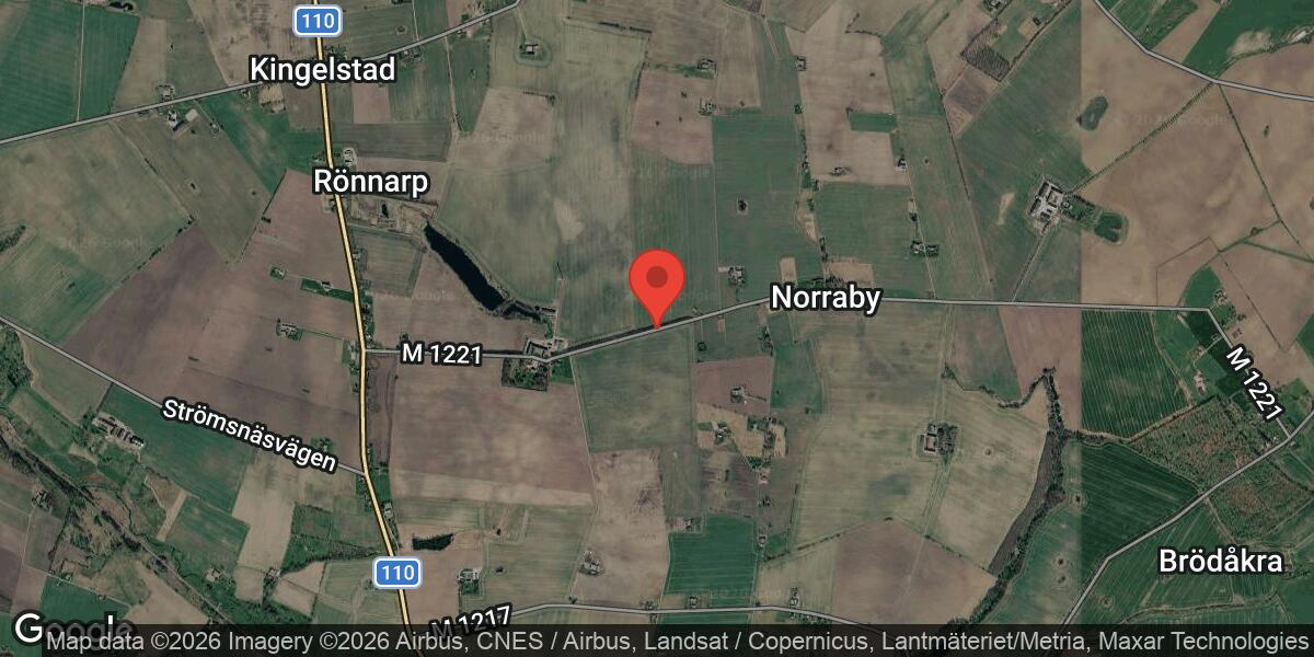 Vägarbete på väg 1221 mellan Rönnarp och Norraby avslutat