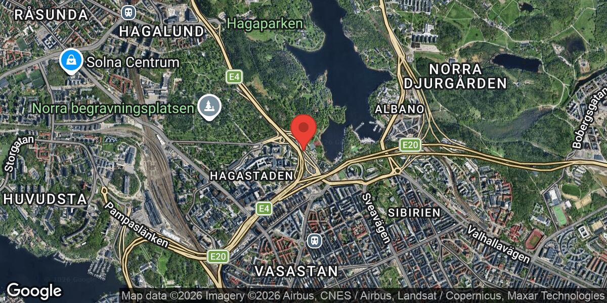 Vägarbete på Norra länken vid Infart Karolinertunneln påverkar trafiken mot Ropsten