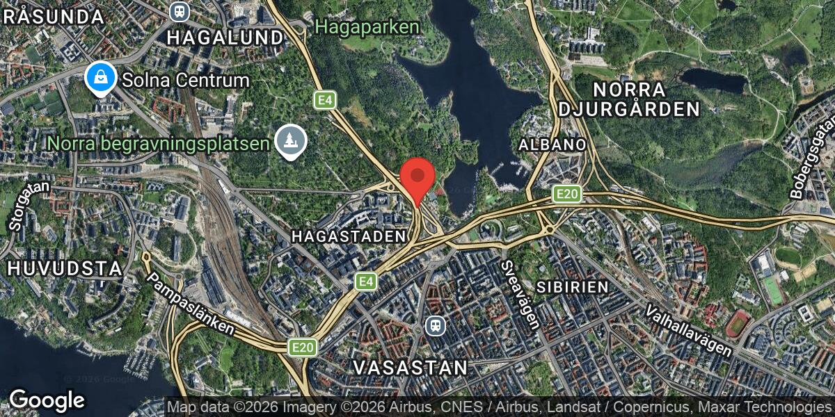 Vägarbete med stor påverkan på E4 vid Hagatunneln mot Uppsala