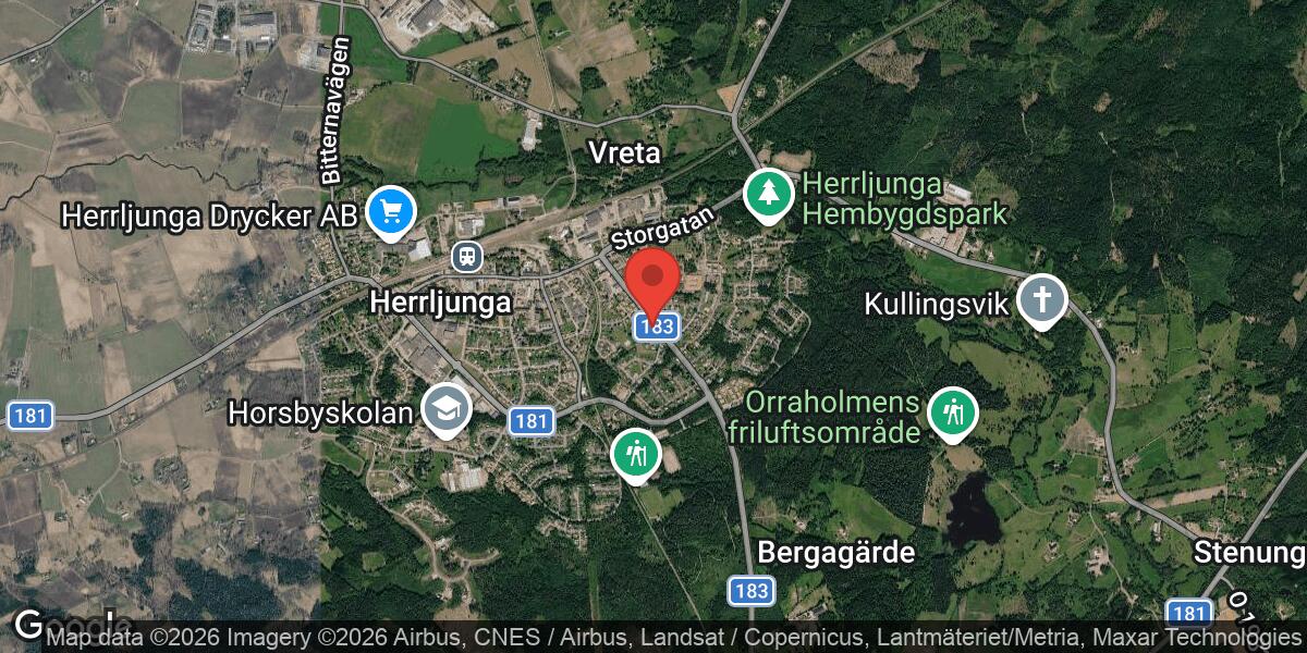 Vägarbete med ledningsarbete på Ringleden och Storgatan i Herrljunga