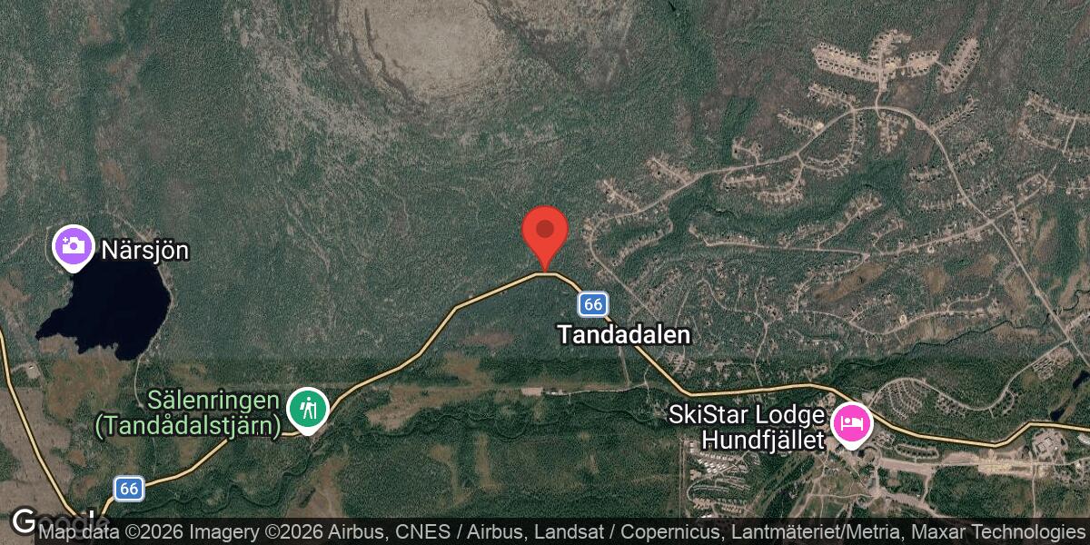 Underhållsarbete på Väg 66 mellan Närsjön och Hundfjället