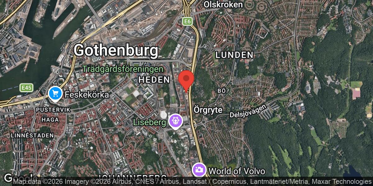 Stora trafikstörningar vid Fabriksgatan i Göteborg på grund av vägarbete