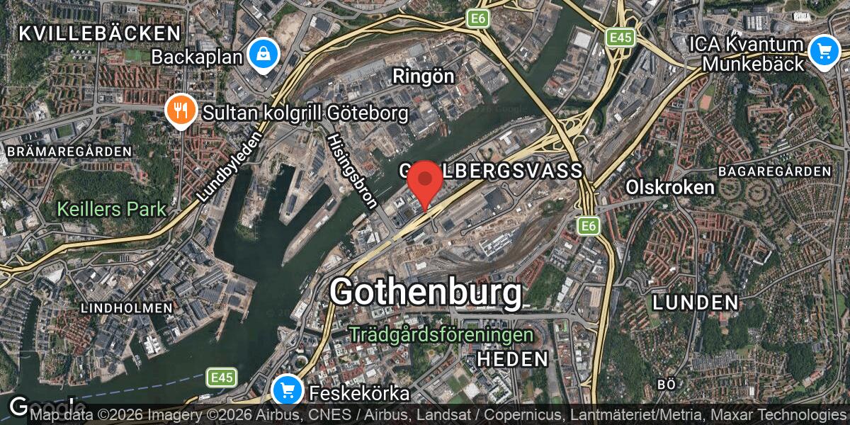 Vägarbete med mycket stor påverkan vid Gullbergstunneln i Göteborg