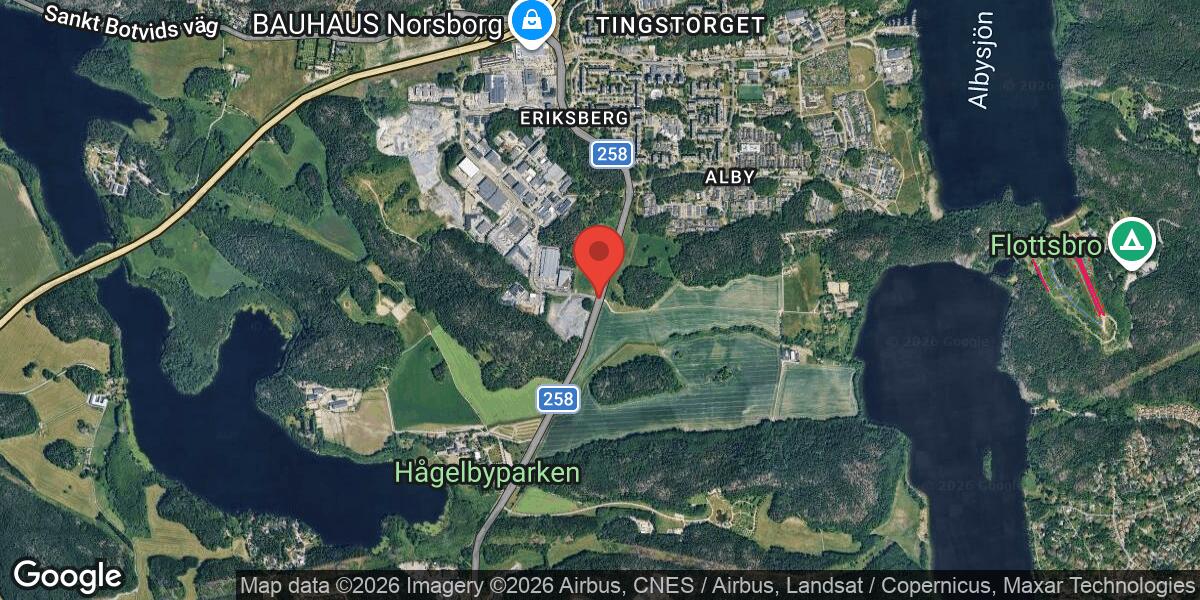 Stor påverkan vid trafiksignal på väg 258 vid Kumla Gårdsväg