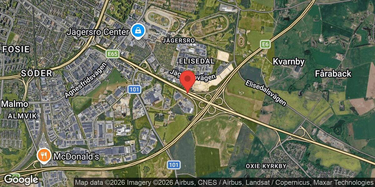 Vägarbete på väg 65.01 mellan Jägersro och Fredriksberg avslutat