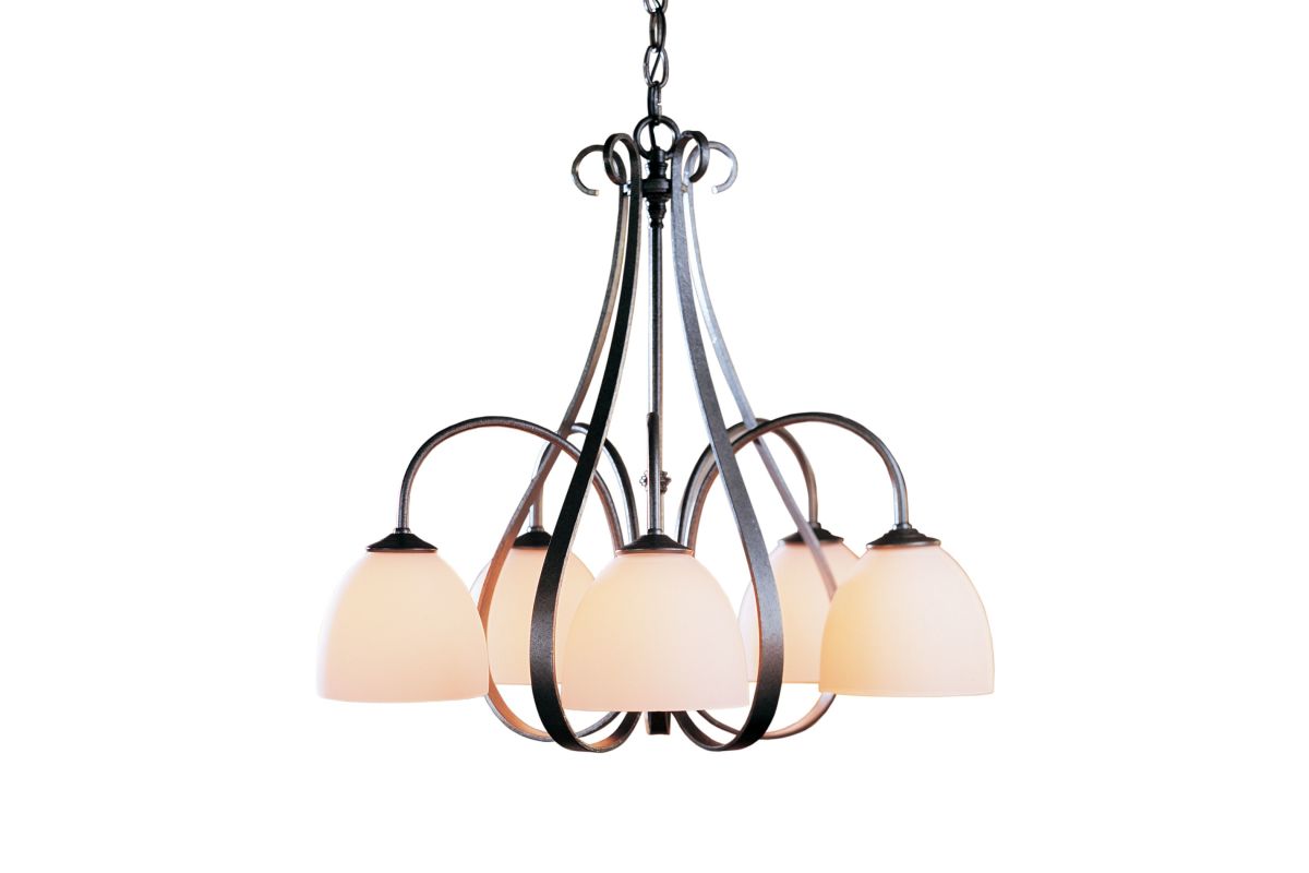 Sweeping Taper 5 Arm Chandelier