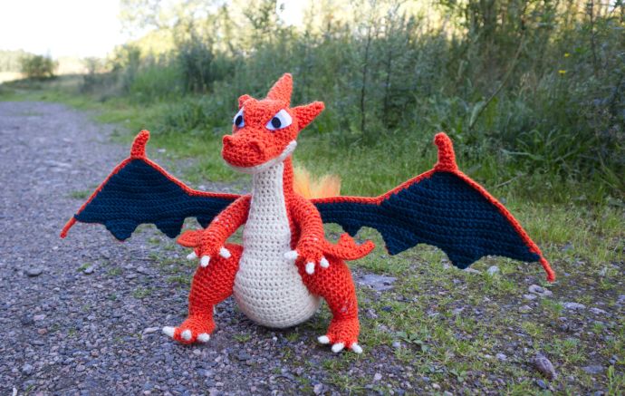 Mega Charizard Y - amigurumi