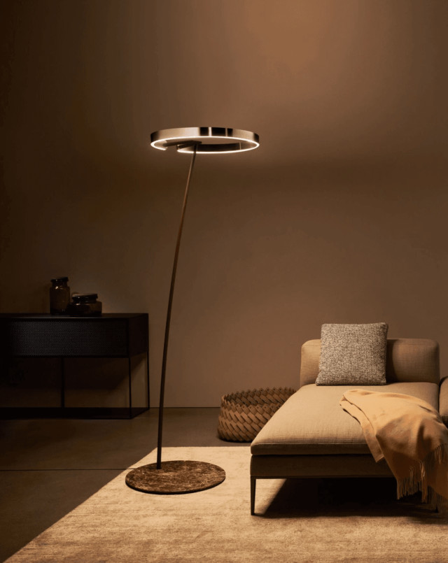 Occhio Mito Raggio met marmeren vloerplaat