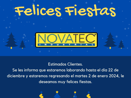 Queridos visitantes, nos gustaría informarles que nuestra empresa estará cerrada por las festividades de fin de año.